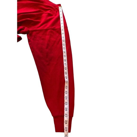 Large Red Long Sleeve T-shirt  Crew Neck 5g - Picture 9 of 10